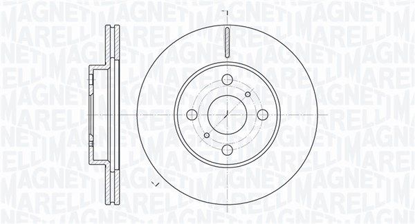 MAGNETI MARELLI Bremžu diski 361302040192